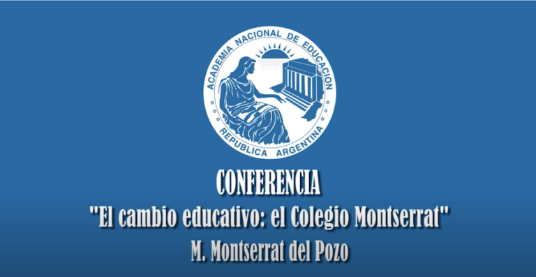 El cambio educativo: Montserrat del Pozo en la Academia Nacional de Educación